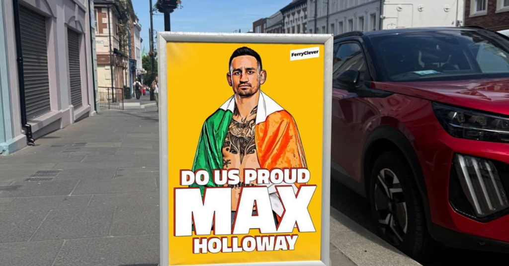 Conor McGregor, Max Holloway Signboard