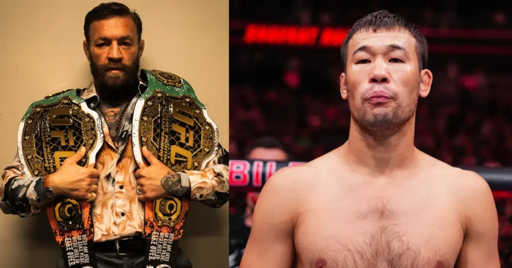 Conor McGregor Dismisses Shavkat Rakhmonov at UFC 329 Media Day.