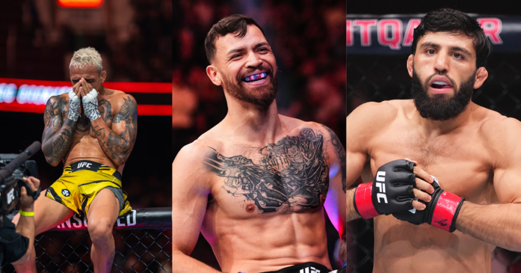 Charles Oliveira, Mauricio Ruffy, Arman Tsarukyan