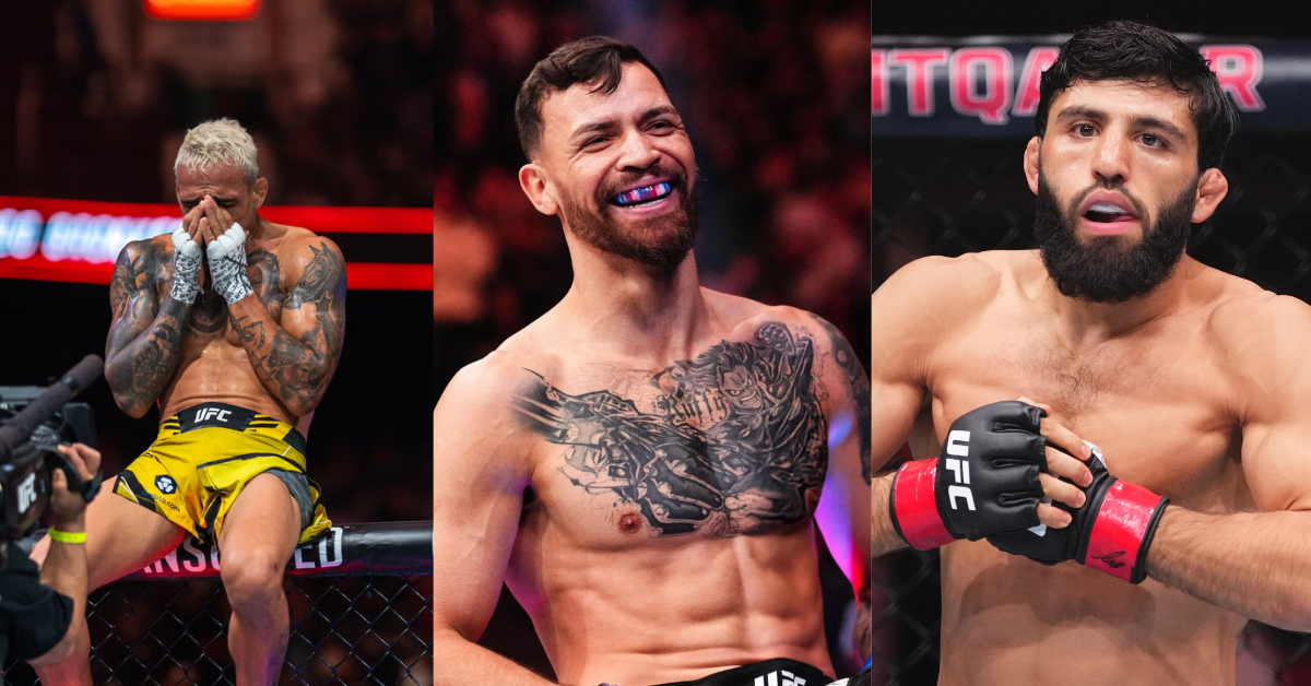 Charles Oliveira, Mauricio Ruffy, Arman Tsarukyan