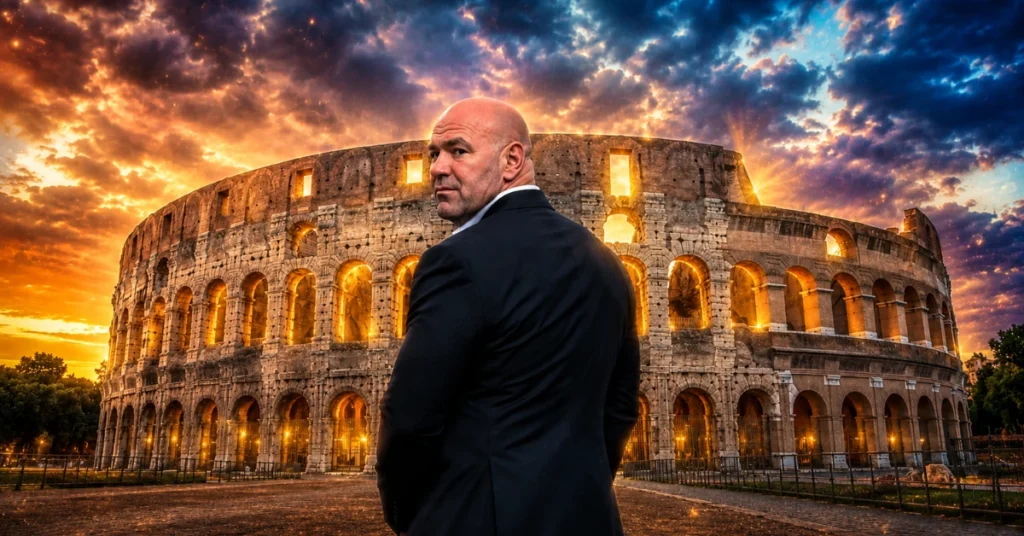 Dana White Reveals $150 Million Price Tag for UFC Event at Rome’s Colosseum.