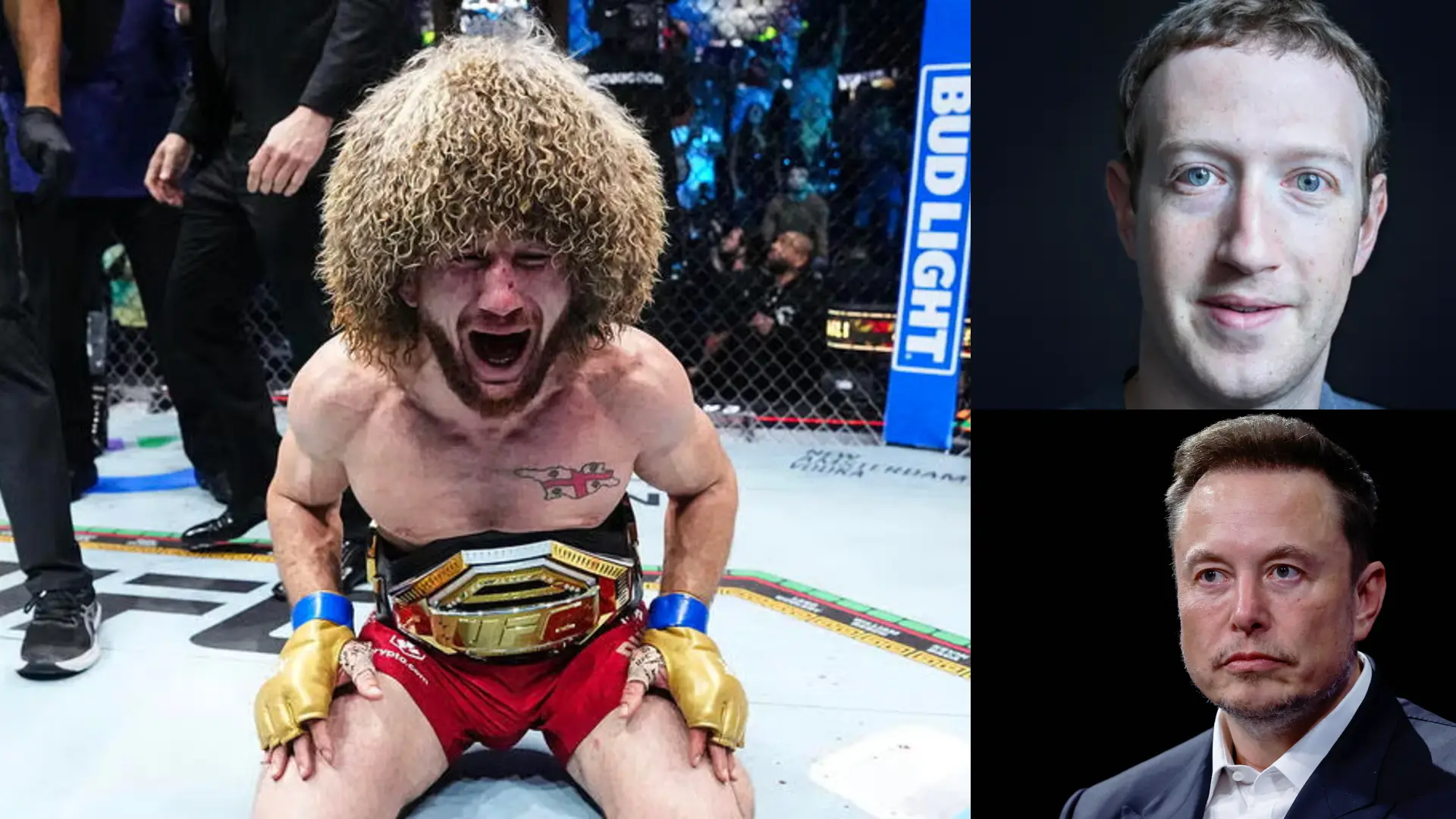 Merab Dvalishvili Reveals Why Mark Zuckerberg Didn’t Want Him Training for Elon Musk Fight.