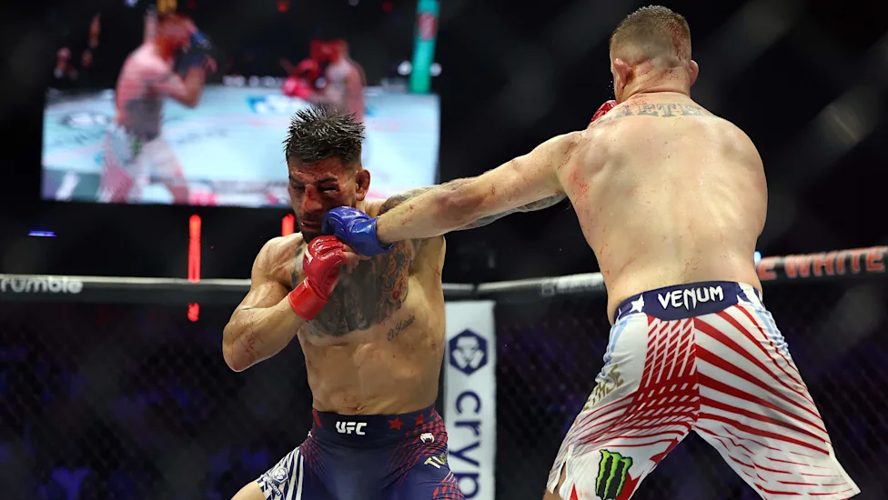 Colby Covington Backs Ilia Topuria's Glove-Stuffing Claims: "It Looked Like an Off-Color Yellow"
