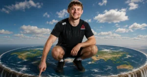 Bryce Mitchell Says He's Found Proof the Earth Is Flat, and It Involves the Moon Having a "Flat Line"
